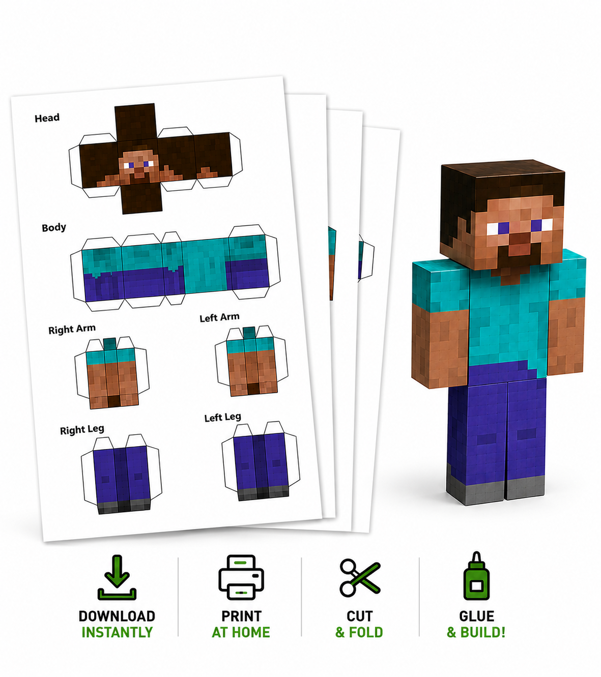 Custom Printable Papercraft Template